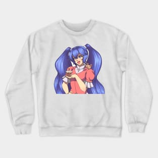 Magical Birthday Anime Girl Crewneck Sweatshirt